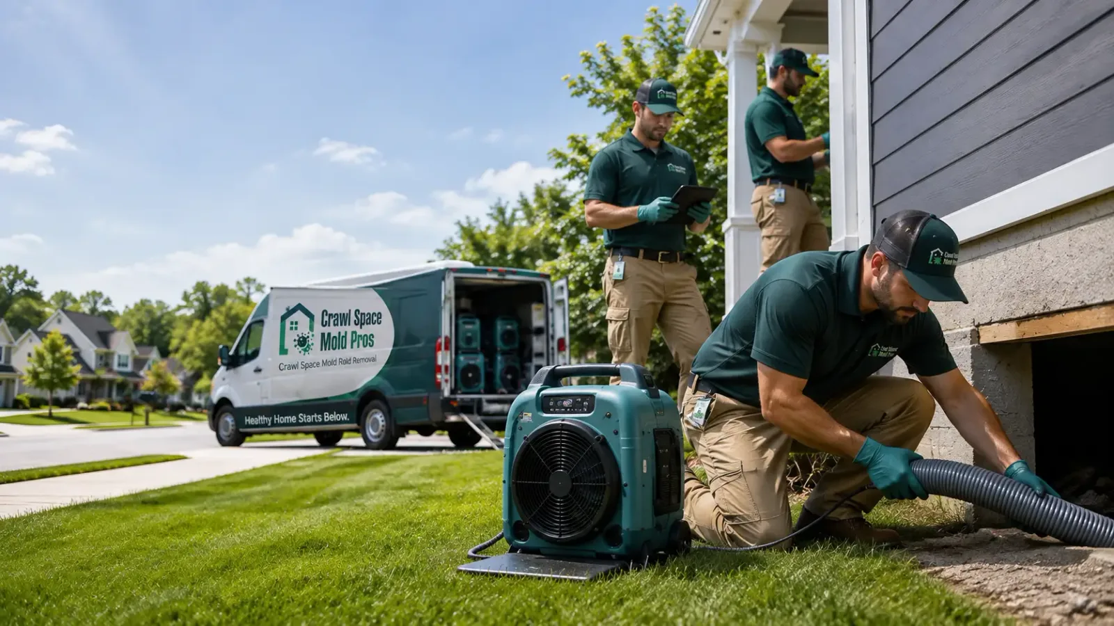 Crawl Space Mold Removal in Ridgefield, WA